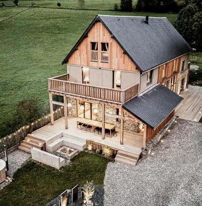 Guchan Ski Chalet | Chalet Casteret-15 couchages-brasero-bain nordique
