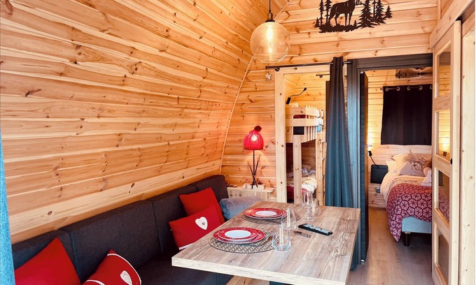 Bruyeres Ski Chalet | Chalet des Marmottes - private hot tub in the heart of the Vosges mountains