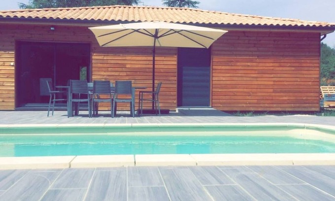 Saint-Hilaire-d'Estissac House | Chalet 8 people countryside in Périgord Swimming pool