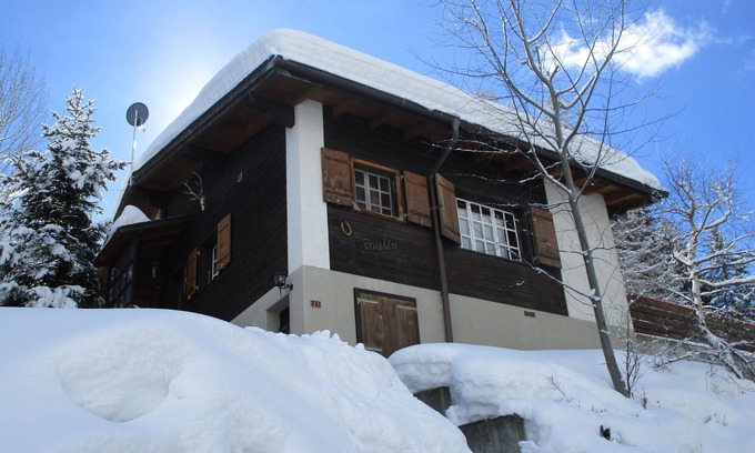 St. Niklaus Ski Chalet | Chalet in Grächen, on Sunday. Plateau, unspoilt location, all active Sun