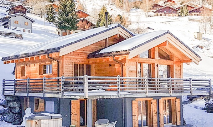 Mayens-de-Riddes Ski Chalet | Chalet Kookaburra - Jacuzzi - Views - La Tzoumaz, 4 Vallees