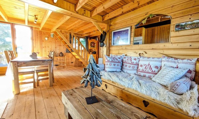 Pugny-Chatenod Ski Chalet | Chalet Les étoiles vue Mont Blanc