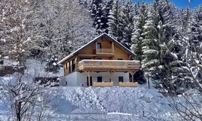 Gerbepal Ski Chalet | CHALET LES 2 MARMOTTES Classified * with Nordic bath and pétanque court
