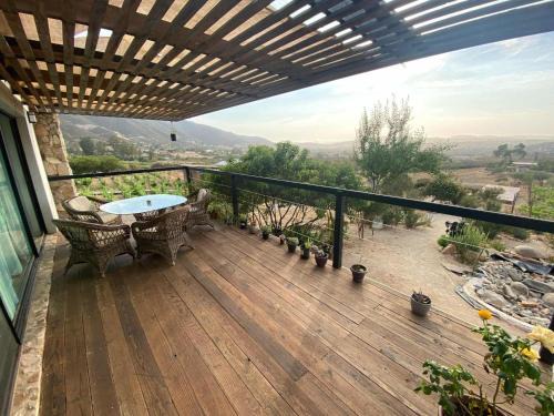 San Antonio de las Minas Apartment | Chalet Nativo - Fabulous Terrace & Vineyard