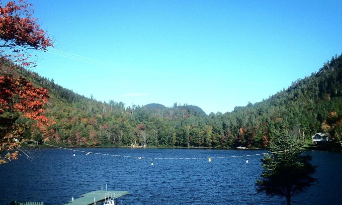 L'Anse-Saint-Jean Ski Chalet | Chalet on the side of water in a beautiful village