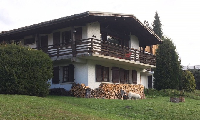 Praz-sur-Arly Ski Chalet | Chalet Praz sur Arly - Near. Megeve - Garden