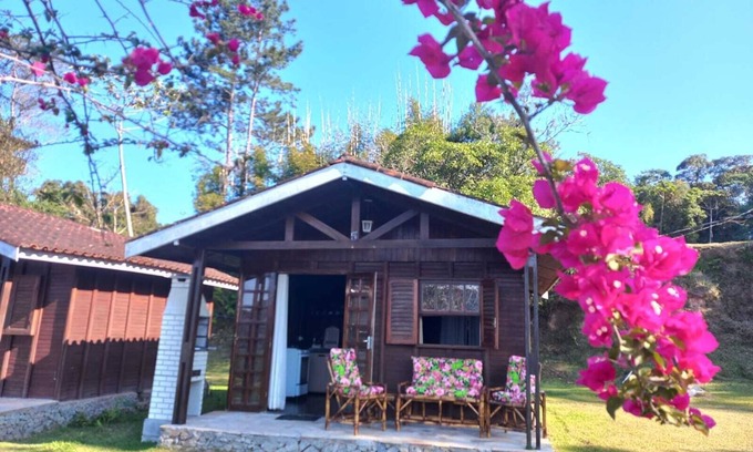Juquitiba Ski Chalet | Chalet Primavera, 1 hour from São Paulo, in the Atlantic Forest, Connection and Nature site.