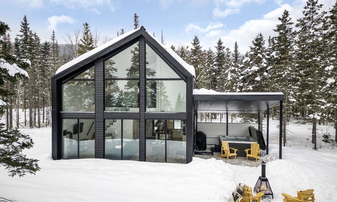 Saint Urbain Ski Chalet | Chalet Scandinave Avec spa Dans Charlevoix, Nature et Tranquillité