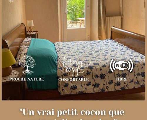 Fougax-et-Barrineuf House | Chambre double cosy - Gîte de la Louve