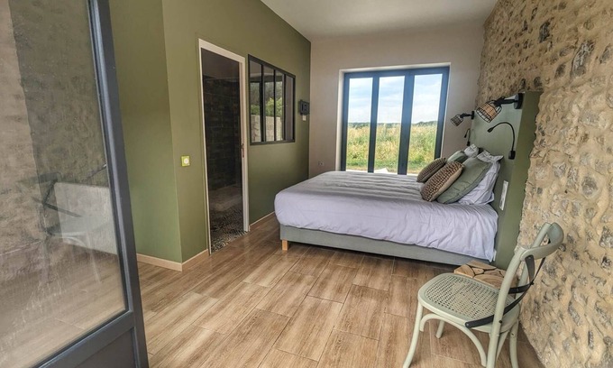 Treuzy-Levelay Other | Chambre sur Jardin Avec Jacuzzi Privatif L'été et Terrasse