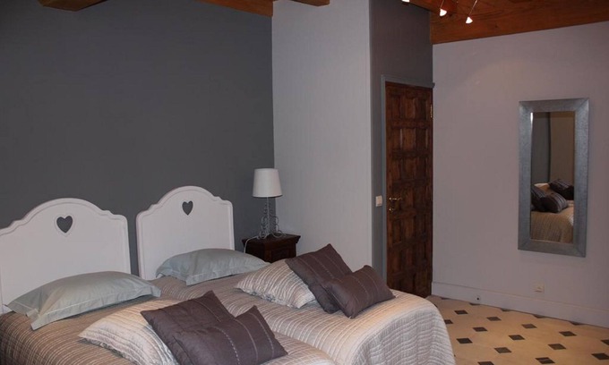 Tendu Bed & Breakfast | chambre twin avec vue sur parc