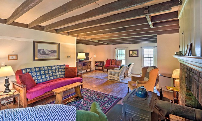 Hawley House | Charlemont Retreat on Chickley River w/EV Charger