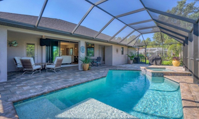 Deep Creek House | Charlotte County Villa 5905: Private Pool Oasis