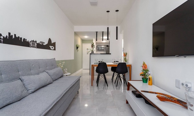 Zona Sul Apartment | Charm in Botafogo | Well decorated | SCT1202