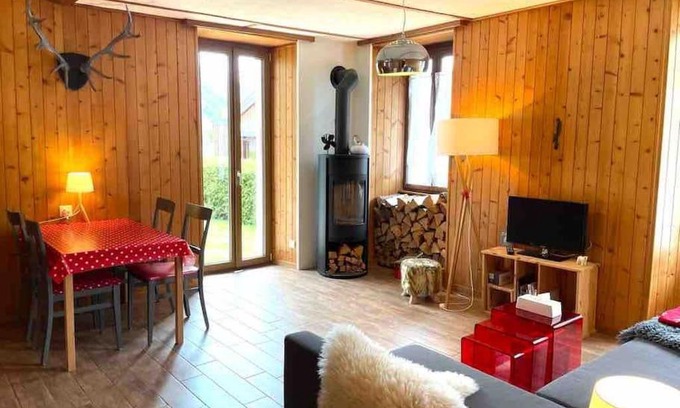 Champex-Lac Apartment | Charmant 2,5 pièces avec jardin à 2 pas du lac