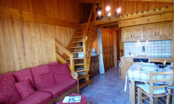 Les Saisies Apartment | Charmant 2P Les Saisies pour 6 pers., balcon sud - FR-1-594-74