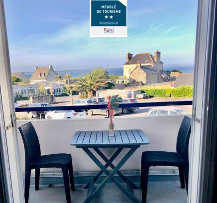 Saint-Nic Apartment | Charmant duplex avec belle vue mer la plage à 100 m