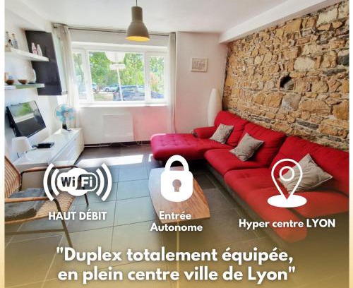 Boucle - Gros Caillou Apartment | Charmant duplex pour 5 personnes centre de Lyon tout équipé
