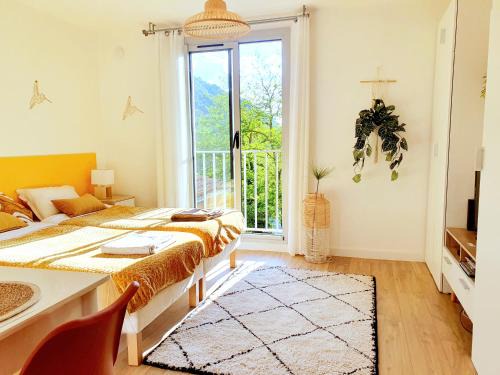 Digne-les-Bains Apartment | Charmant studio vue montagne