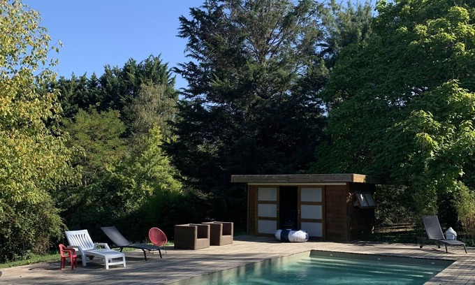 Morainvilliers House | Charmante Villa en Lisière de Forêt Avec Piscine Chauffée à 20mn de Paris