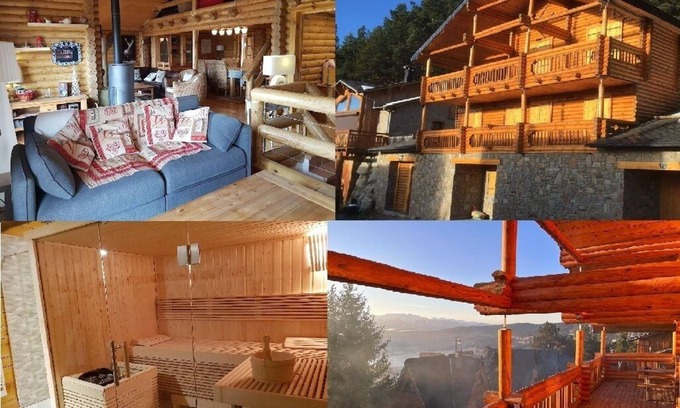Les Angles Ski Chalet | Charming 12Pax chalet 6 bedrooms 4 bathrooms 4 WCs including 4 suites