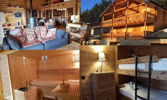 Les Angles Ski Chalet | Charming 16Pax chalet 7 bedrooms 5 bathrooms 5 WCs including 3 suites