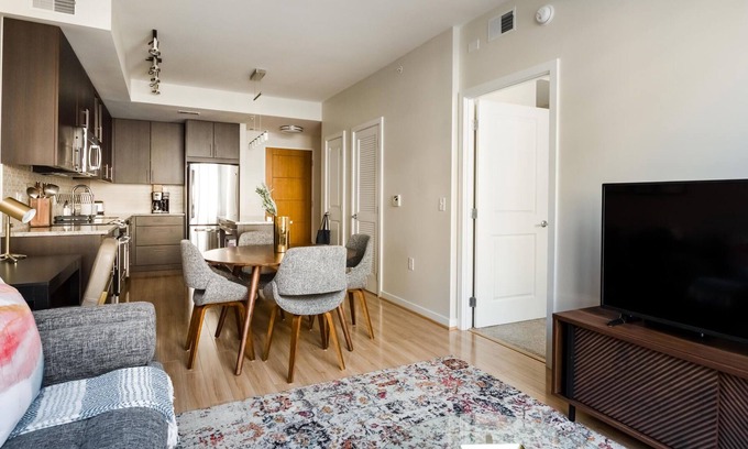 Bethesda Apartment | Charming 1BR in Bethesda with Gym & Rooftop Pool