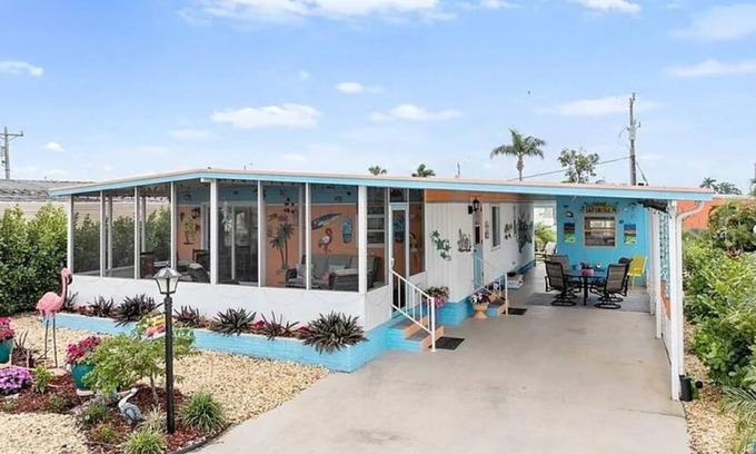 Diplomat Cottage | Charming 2-bedroom, 2-bath cottage with a beach house feel in North Fort Myers