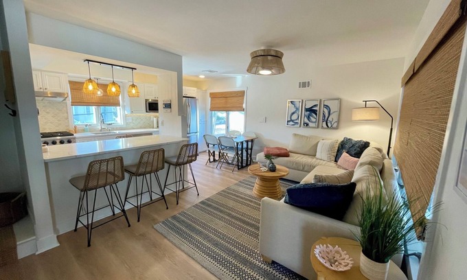 Ortley Beach House | Charming 2-bedroom townhome in Ortley Beach 1 block to beach