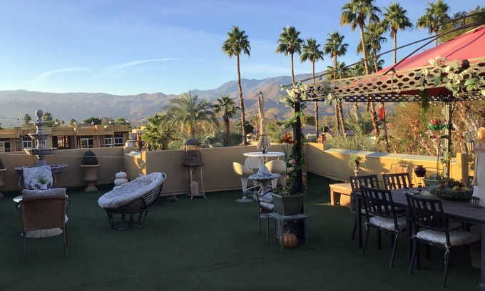 Cathedral City Villa | Charming 2-bedroom villa with terrace best view of mountain in Palm Springs area