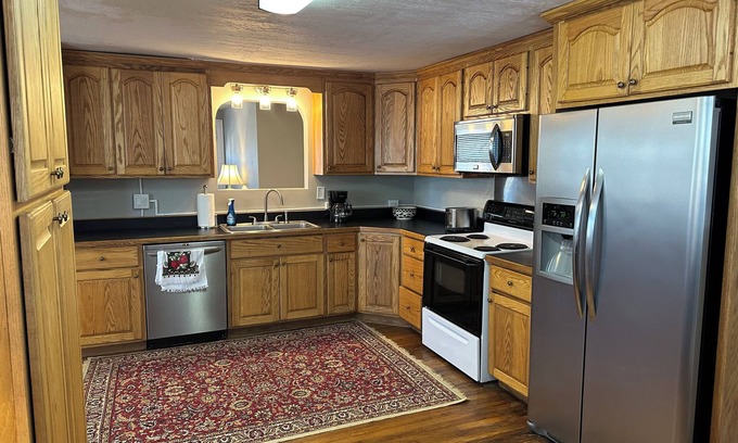 Hendersonville House | Charming 2-bedroom home, 1 mile from town, with a beautiful view.
