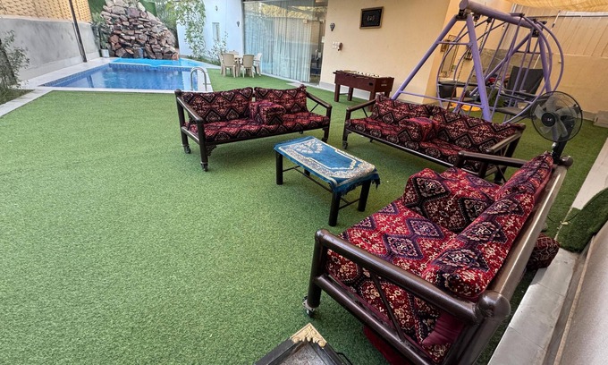 Quba Ski Chalet | Charming 2-bedroom chalet with WiFi, AC in delightful Madinah