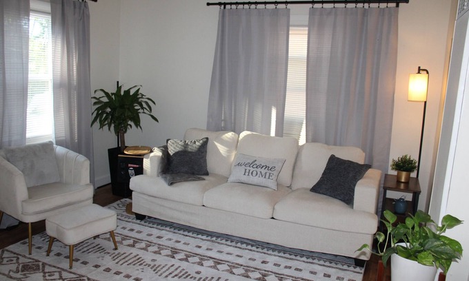 Charlotte House | Charming 2-bedroom home filled with lovely natural light on a quiet street