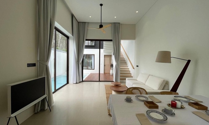 Si Sunthon Villa | Charming 2-bedroom pool villa with AC, WiFi in tranquil Thalang
