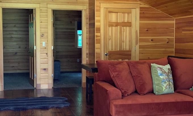 Island Falls Apartment | Charming 2-bedroom apartment above garage in Island Falls.