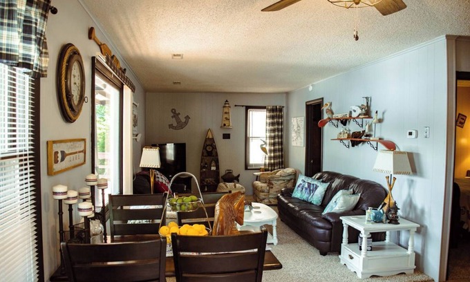 Rocky Mount House | Charming 2-bedroom lakefront house, dock with boat slip in Rocky Mount