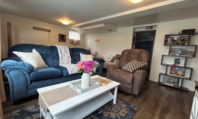 Skelton Apartment | Charming 2-BR basement apartment, central to National Park, close to interstate