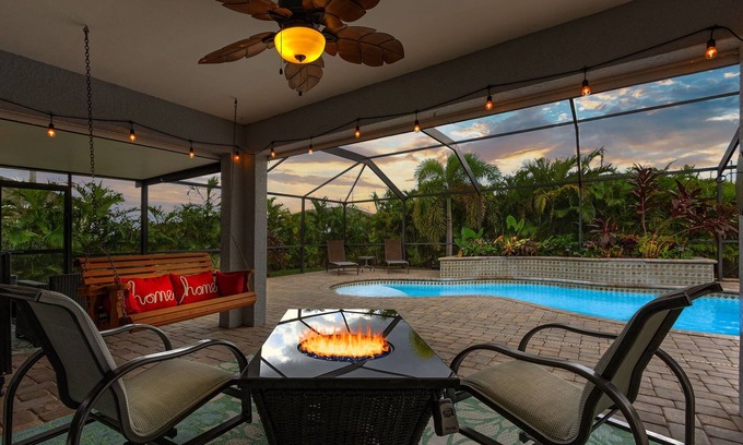 Mariner House | Charming 3-bedroom home with heated saltwater pool in beautiful Cape Coral