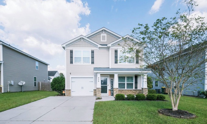 Pooler House | Charming 3-bedroom oasis in lovely Pooler with hot tub, king bed, and Smart TVs