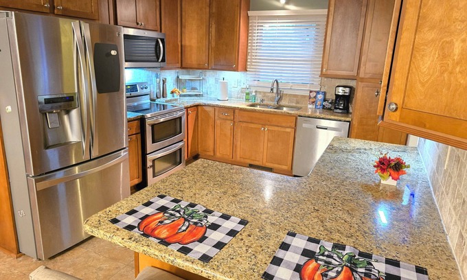 McLeansville House | Charming 3-bedroom home in peaceful Greensboro with a bedroom fireplace.