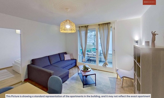 Seebach Apartment | Charming 3BR Retreat, Direct Trams to City
