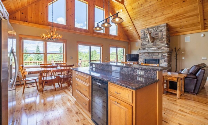 Bethel Cabin | Charming 4-Bedroom Home with Hot Tub, Game Room, and Stunning Mountain Views