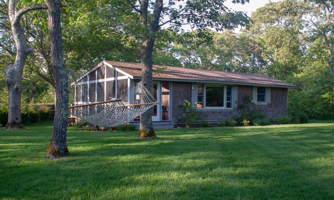 Edgartown Cottage | Charming and cozy Chappy cottage - best of indoor and outdoor beach living!