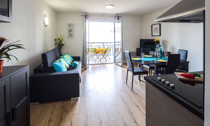 Biscarrosse Plage Apartment | Charming apartment 1ere ligne mer - Swimming pool - Parking