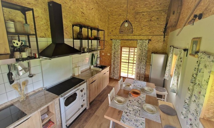 Bostanj House | Charming barn Ahker in Kozjansko with old and modern appliances