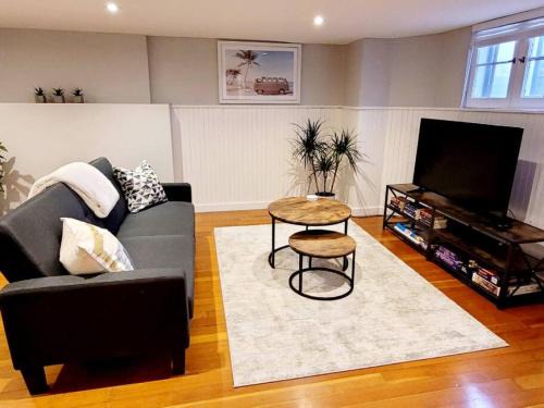 The Beaches Apartment | Charming Basement Studio Bathroom Full Kitchen