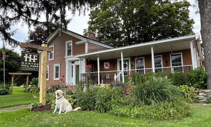 Farmersville Station Bed & Breakfast | Charming bed & breakfast in Franklinville 2 bedrooms Hunter Hill Farm
