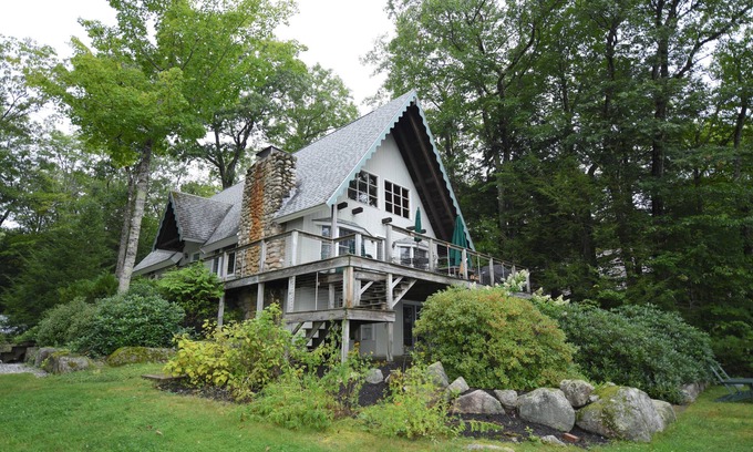 Bridgton Ski Chalet | Charming chalet with ample space for the whole family on beautiful Long Lake!