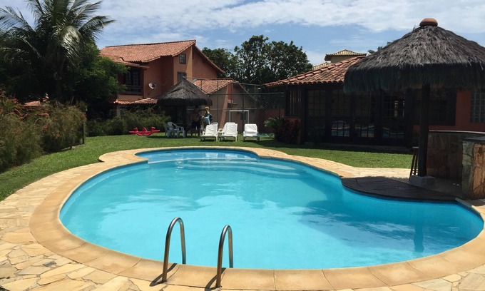 Bosque de Geriba House | Charming condominium, 3 bedrooms, 24-hour security, infrastructure, parking, on Geribá beach