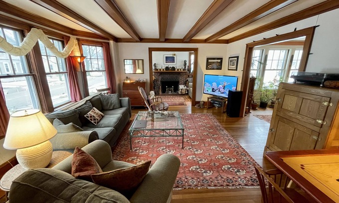 Belmont Apartment | Charming Condo, Quiet Neighborhood, Easy Access to Bos & Cambridge Via T or Car